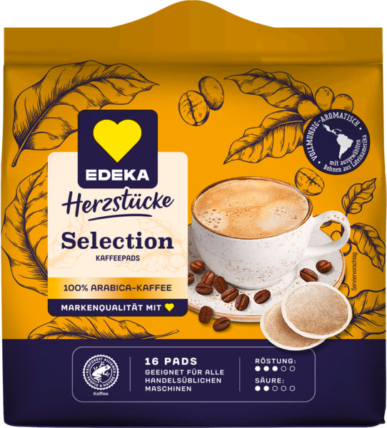 EDEKA Herzstücke Kaffeepads Selection 112g
