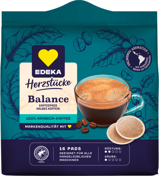 EDEKA Herzstücke Kaffeepads Balance 112g