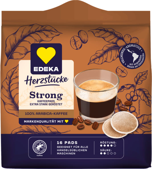 EDEKA Herzstücke Kaffeepads Strong 112g