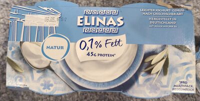 Elinas Joghurt griechischer Art Natur 0,1% 4x150g