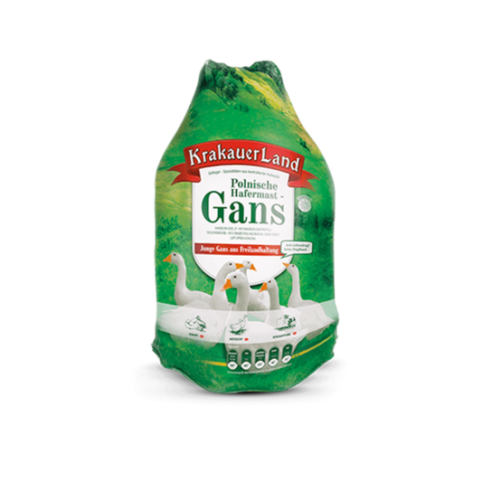 Krakauer Land Polnische Hafermast-Gänsekeulen Handelsklasse A 950g