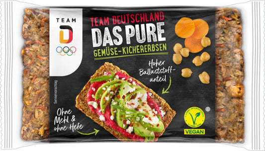 TEAM D Das Pure Langzeitbrot Kichererbse Gemüse 300g