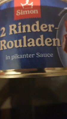 Simon 2 Rinderrouladen in pikanter Sauce 400g