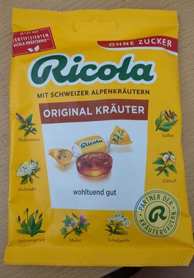 Ricola Original Kräuter ohne Zucker 75g