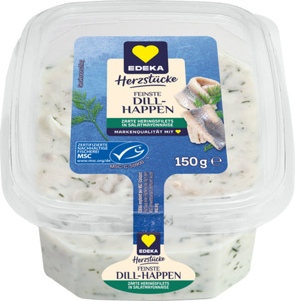 MSC EDEKA Herzstücke Dillhappen 150g