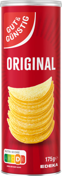 GUT&GÜNSTIG Stapelchips Salz 175g