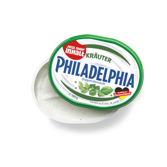 Philadelphia Kräuter Frischkäse Doppelrahmstufe 195g