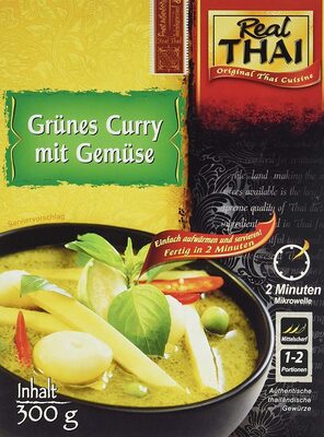 Real Thai Grünes Curry Gemüse 300g