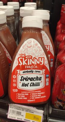 Skinny Sauces Sriachi Hot Chilloi 425ml
