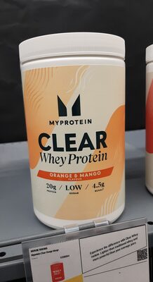 MyProtein Clear Whey Isolate Orange Mango 244g