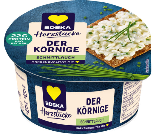 EDEKA Herzstücke Körniger Frischkäse Schnittlauch 20% 200g