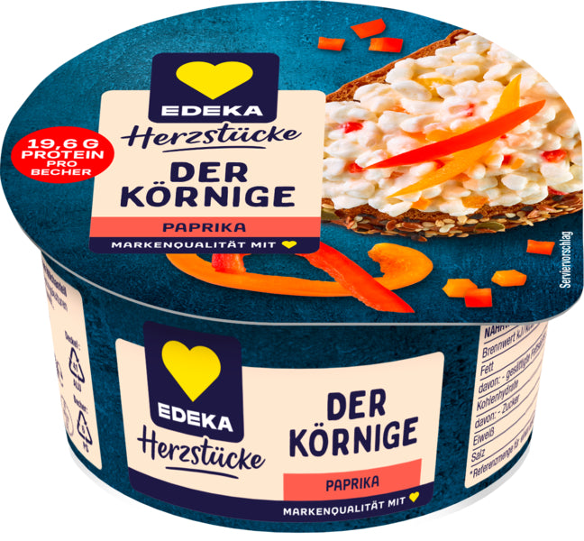EDEKA Herzstücke Körniger Frischkäse Paprika 20% 200g
