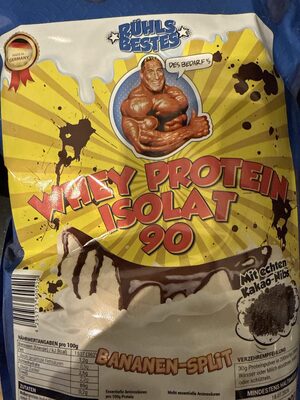 Rühls Whey Protein Isolat 90 Bananensplit 1kg