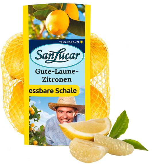 San Lucar Zitronen Spanien Klasse I 400g Girsac/Carry Fresh