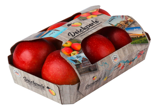 Äpfel ZIN 17(Deichperle) Deutschland Klasse I 1kg Karton