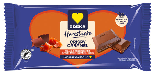 EDEKA Herzstücke Crispy Caramel 90g