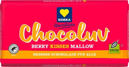 EDEKA Herzstücke Rote Früchte Marshmallow Zartbitter 150g