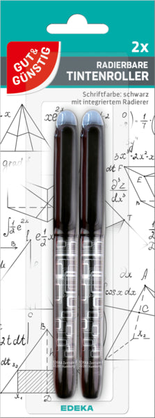 GUT&GÜNSTIG Tintenroller schwarz 2ST