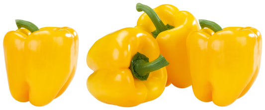 Paprika gelb Mindestgewicht 180g Spanien Klasse I