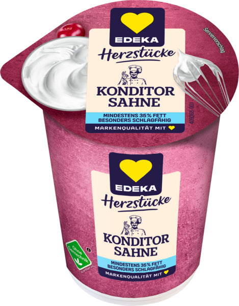 EDEKA Herzstücke Konditorsahne 35% 200g VLOG