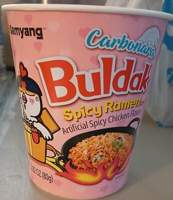 Samyang Buldak Hot Chicken Carbonara Cup 80g