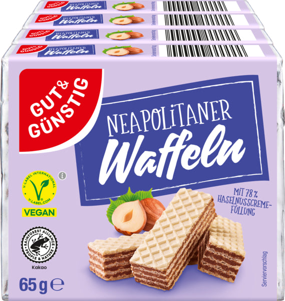 GUT&GÜNSTIG Neapolitaner Waffeln 260g