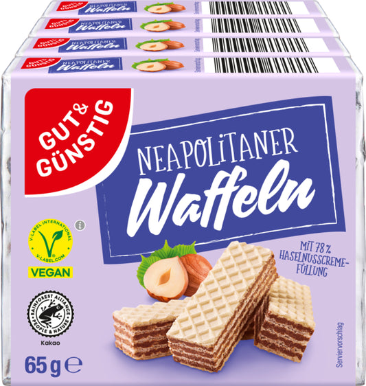 GUT&GÜNSTIG Neapolitaner Waffeln 260g