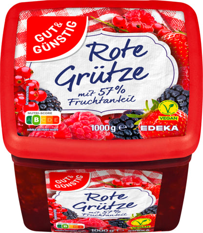 GUT&GÜNSTIG Rote Grütze 1000g