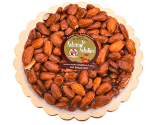 Saladine Mandelkuchen mit Honig karamellisiert 250g