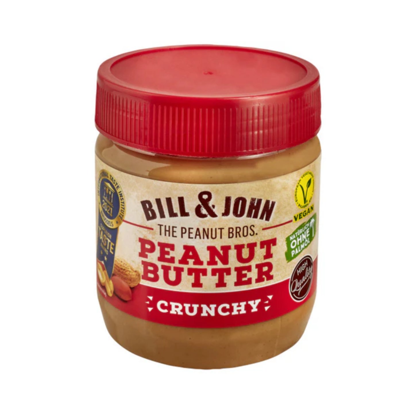 Bill&John Crunchy Erdnussbutter 350g