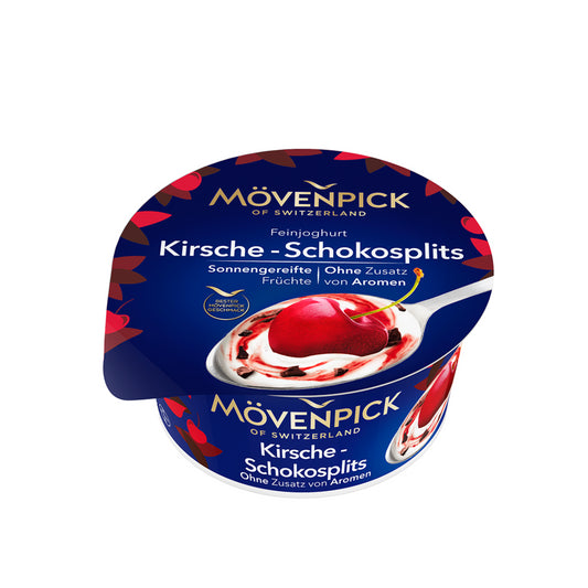 Mövenpick Feinjoghurt Kirsche-Schokosplit 150g