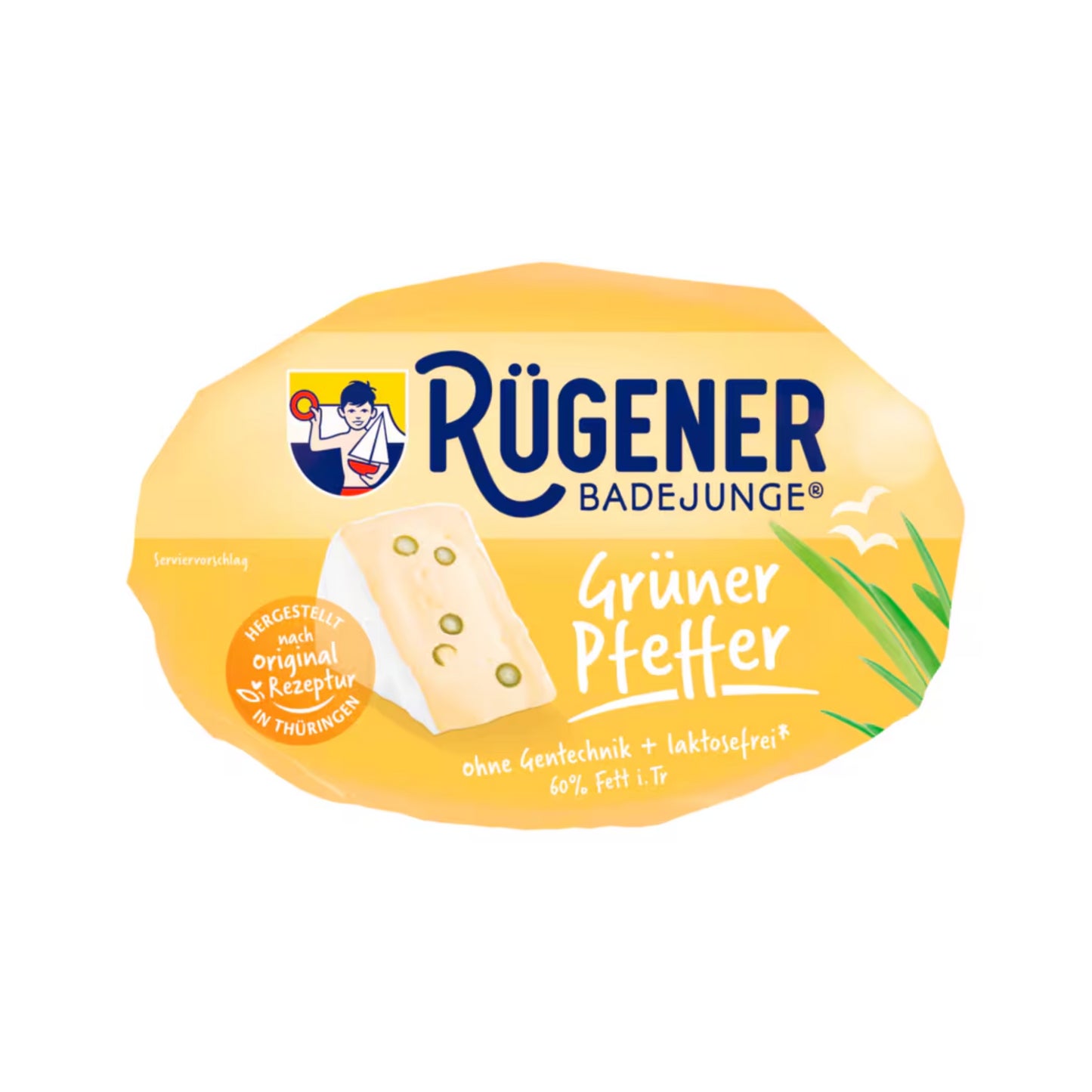 Rügener Badejunge Camembert Grüner Pfeffer 60% Doppelrahmstufe 150g