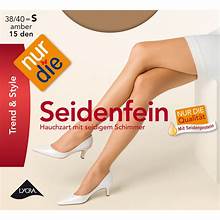 nur die Strumpfhose Transparent 15den mandel 124 Gr.44/48