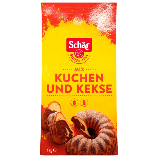 Schär Kuchen und Keks Mehl Mischung Glutenfrei 1kg
