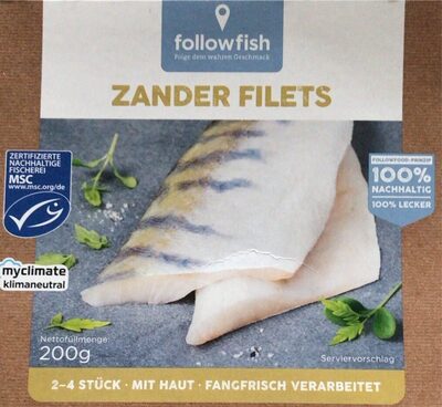 MSC Followfish Zander Filets 200g