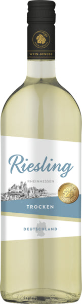 Wein-Genuss Riesling Rheinhessen QbA trocken 1l