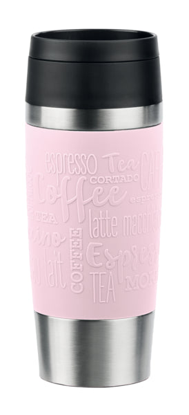 Emsa Isolierbecher Travel Mug Classic pastellrosa 0,36l