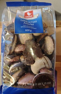 Weiss Lebkuchen-Allerlei 600g