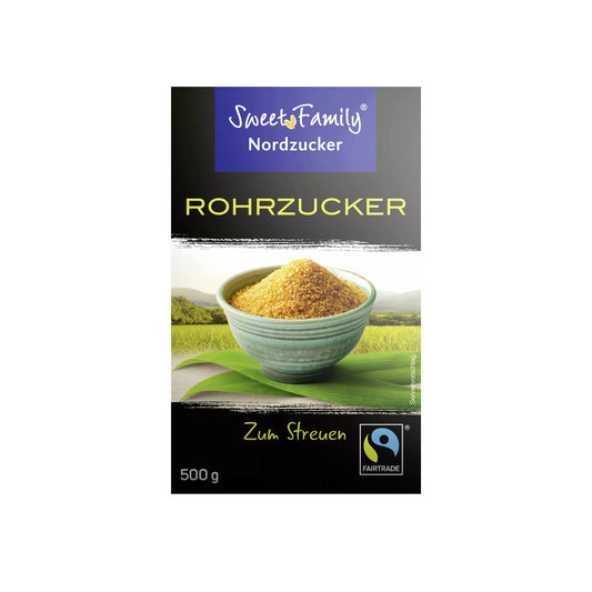 Sweet Family Nordzucker Rohrzucker Fairtrade braun 500g