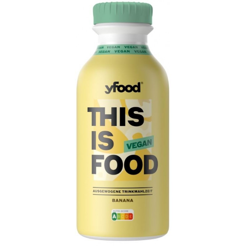 yfood Trinkmahlzeit Vegan Banana 0,5l DPG