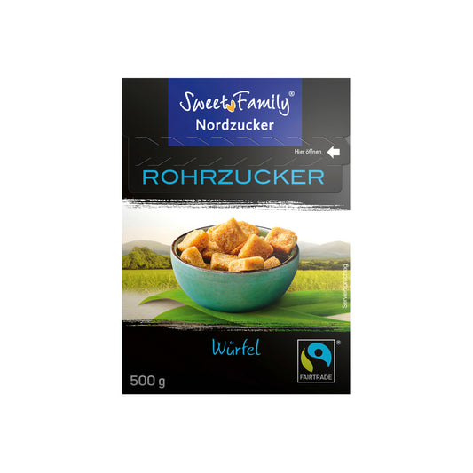 Sweet Family Nordzucker Rohrzucker Würfel braun 500g