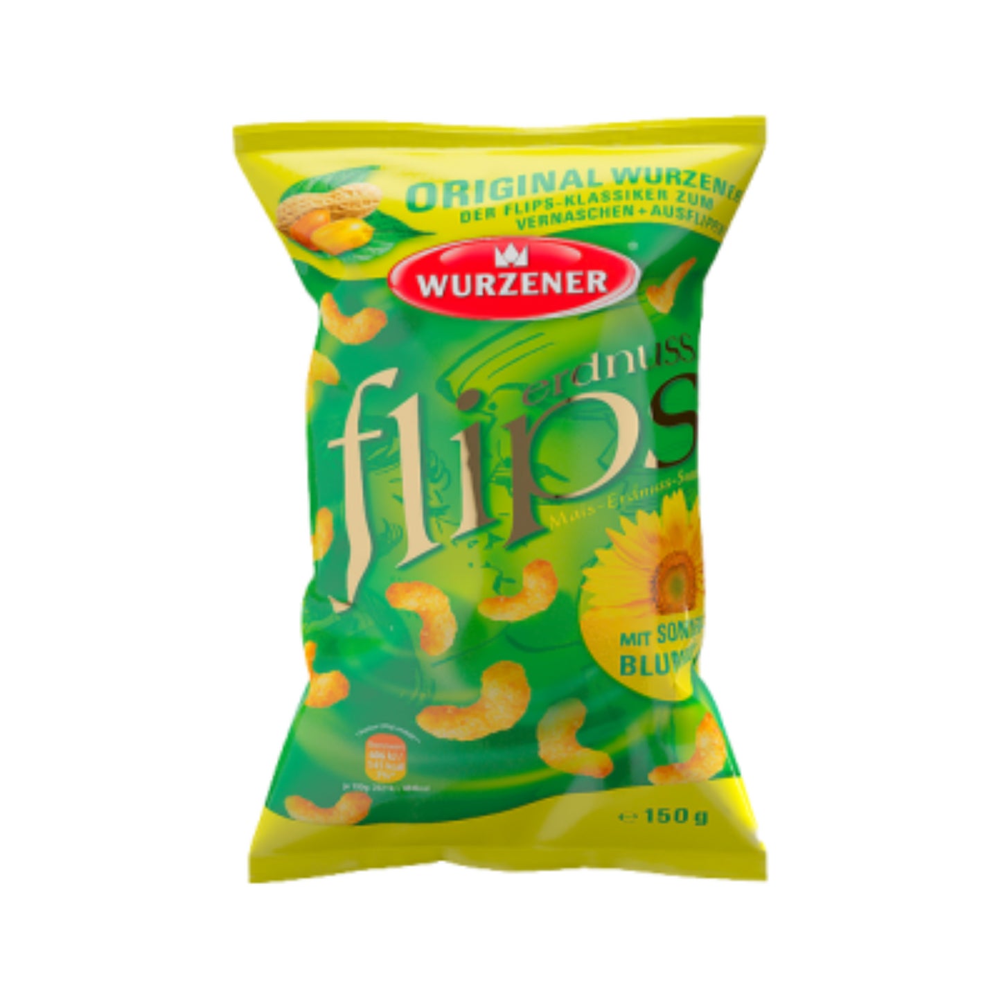 Wurzener Erdnussflips 150g