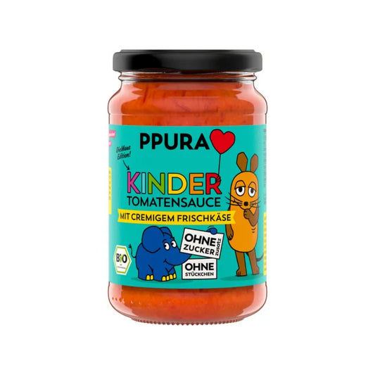 Bio Ppura Sugo Kinder mit Frischkäse 340g