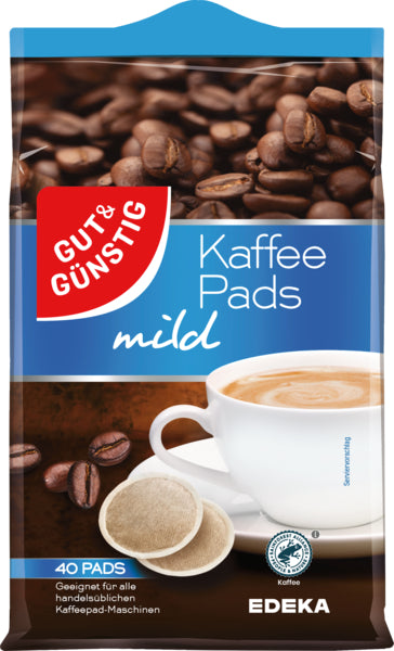 GUT&GÜNSTIG Kaffeepads Mild 280g