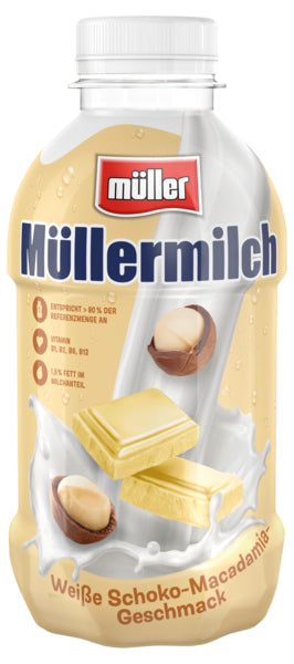 Müllermilch Weiße Schoko Macadamia 400ml DPG