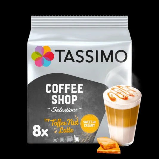 Tassimo Coffee Shop Selections Kapseln Toffee Nut Latte 8+8ST 268g