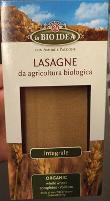 Bio La Bio Idea Lasagne Vollkorn 250g