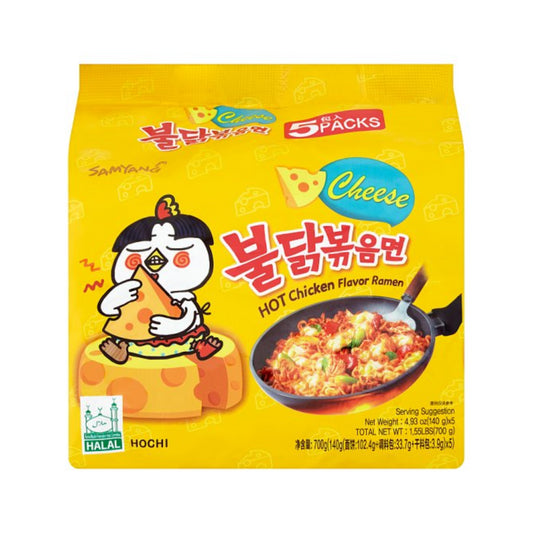 Samyang Hot Chicken Cheese 5x140g