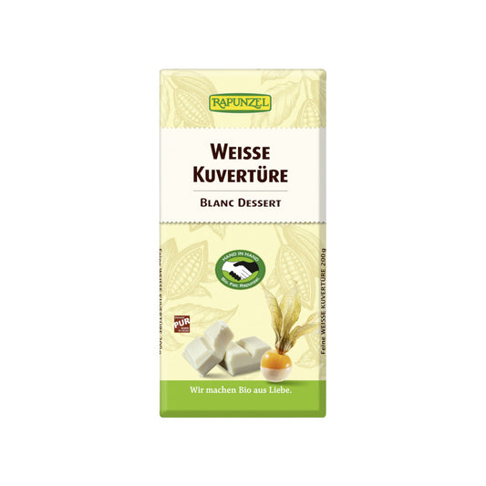 Bio Rapunzel Weiße Kuvertüre 200g