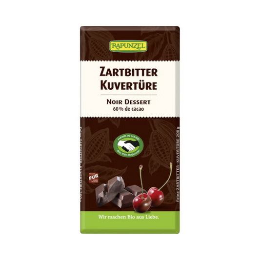 Bio Rapunzel Zartbitter Kuvertüre 200g